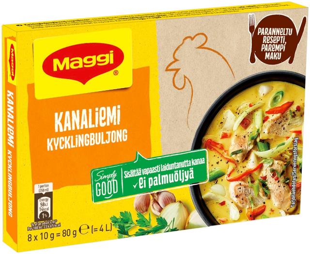 Maggi 80g Kanaliemi 8 palaa