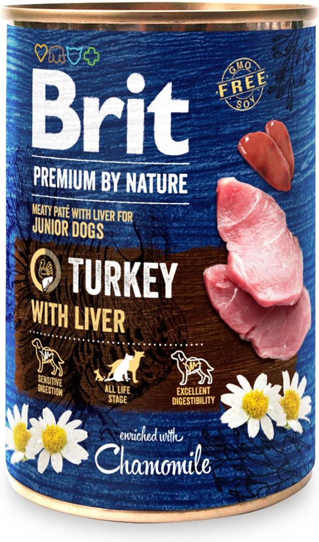 Brit Premium by Nature kalkkuna-maksa pennu 400 g