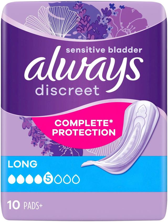 Always Discreet Long 10kpl inkontinenssiside