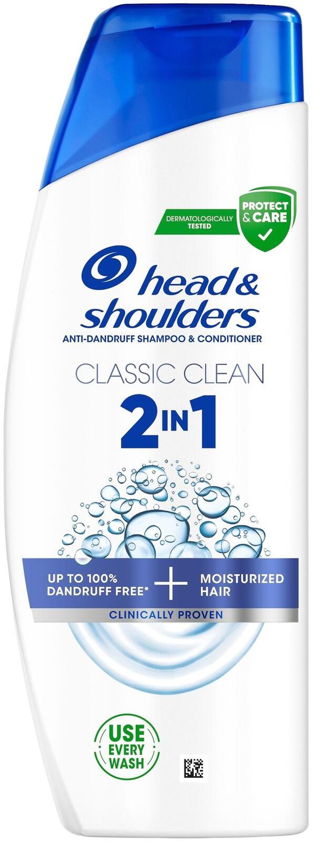 head&shoulders 2in1 Classic Clean 250ml shampoo