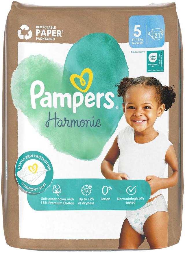 Pampers Harmonie S5 11-16 kg 21 kpl vaippa