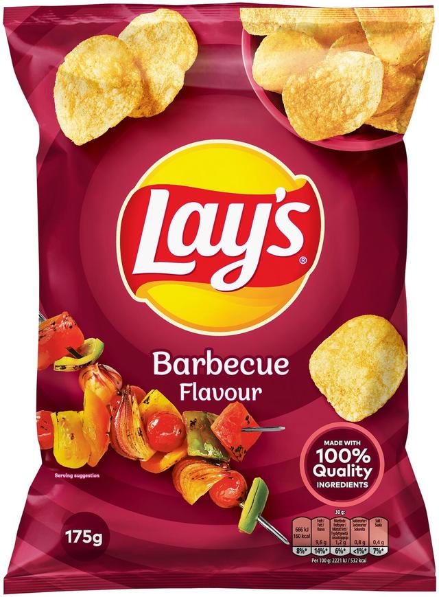 Lay's barbecue maustettu perunalastu 175g