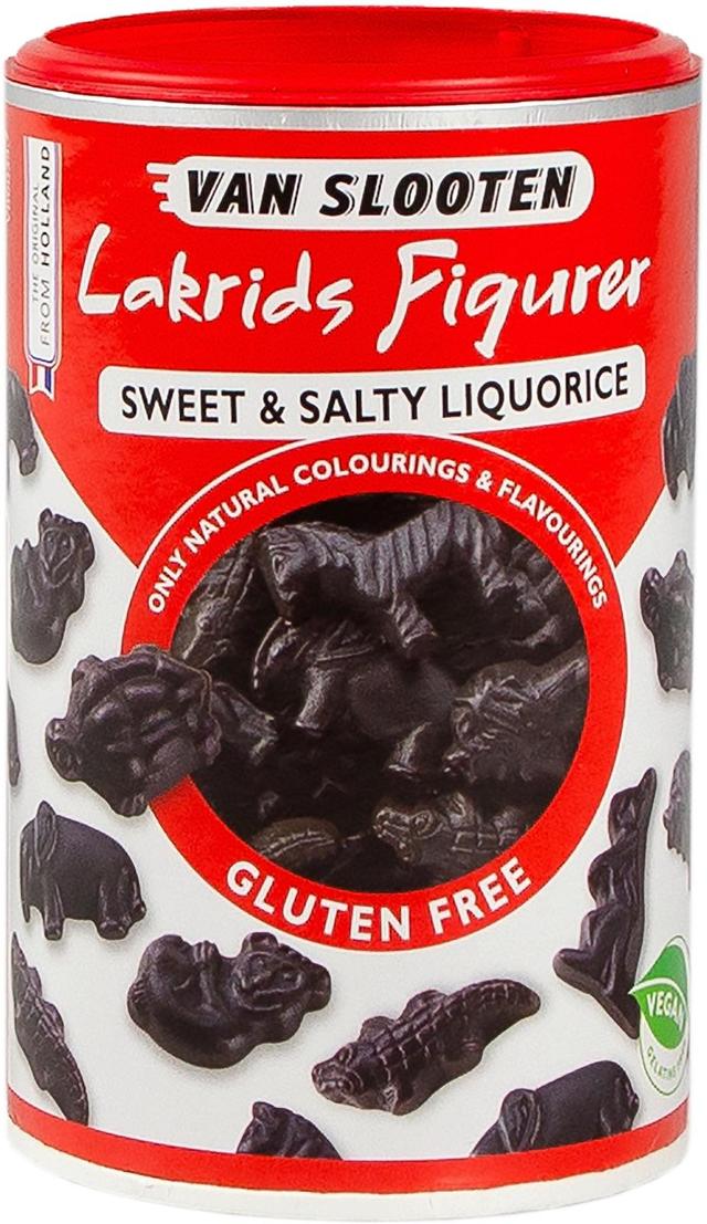 Van Slooten Lakrids Figurer 225g lakritsi- ja salmiakkilajitelma