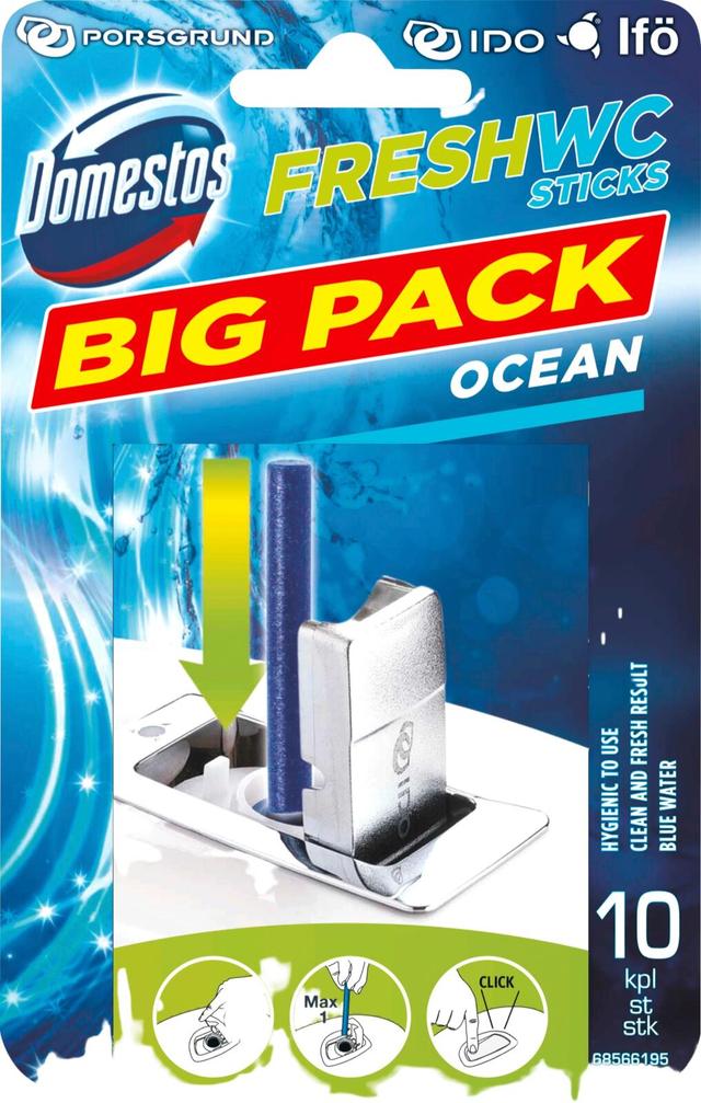 Domestos WC-raikastin Ocean 10-pack