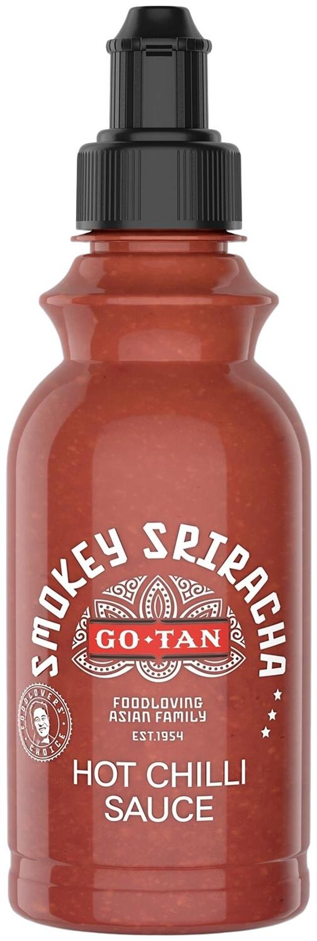 Go-Tan Smokey Sriracha Hot Chilli Sauce kastike 215ml