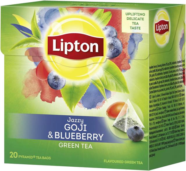 Lipton 20ps Green Goji Blueberry pyramiditee