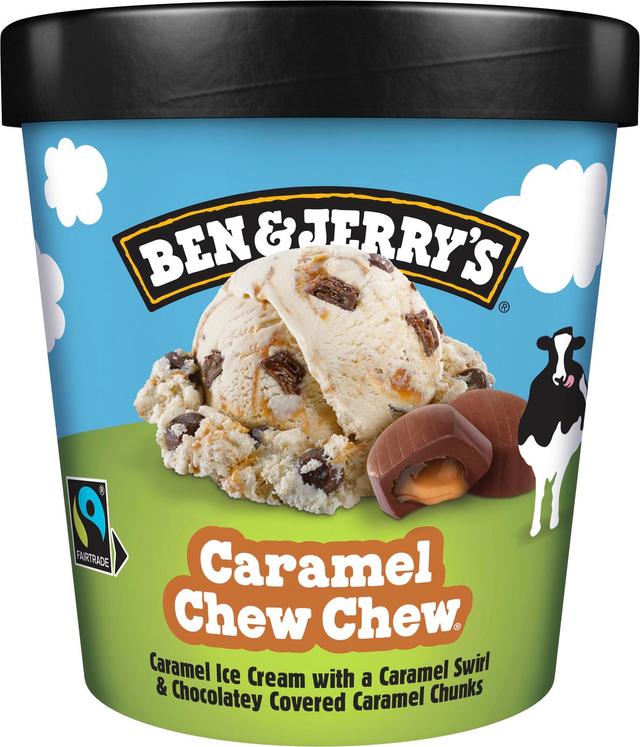 Ben & Jerry's Caramel Chew Chew Jäätelöpakkaus 465ml/424g