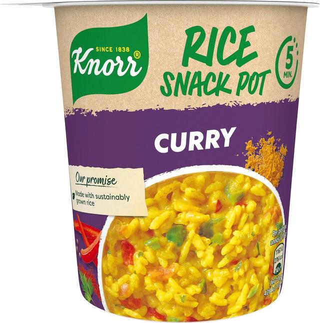 Knorr Snack Pot Rice & Curry 73 g
