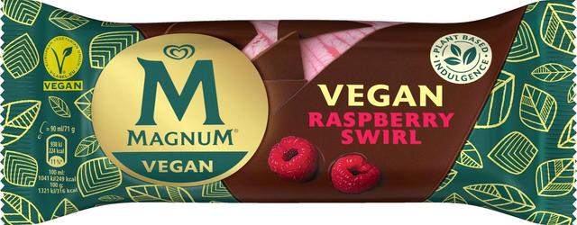 Magnum Vegan Raspberry Swirl Jäätelö 90ml/70g