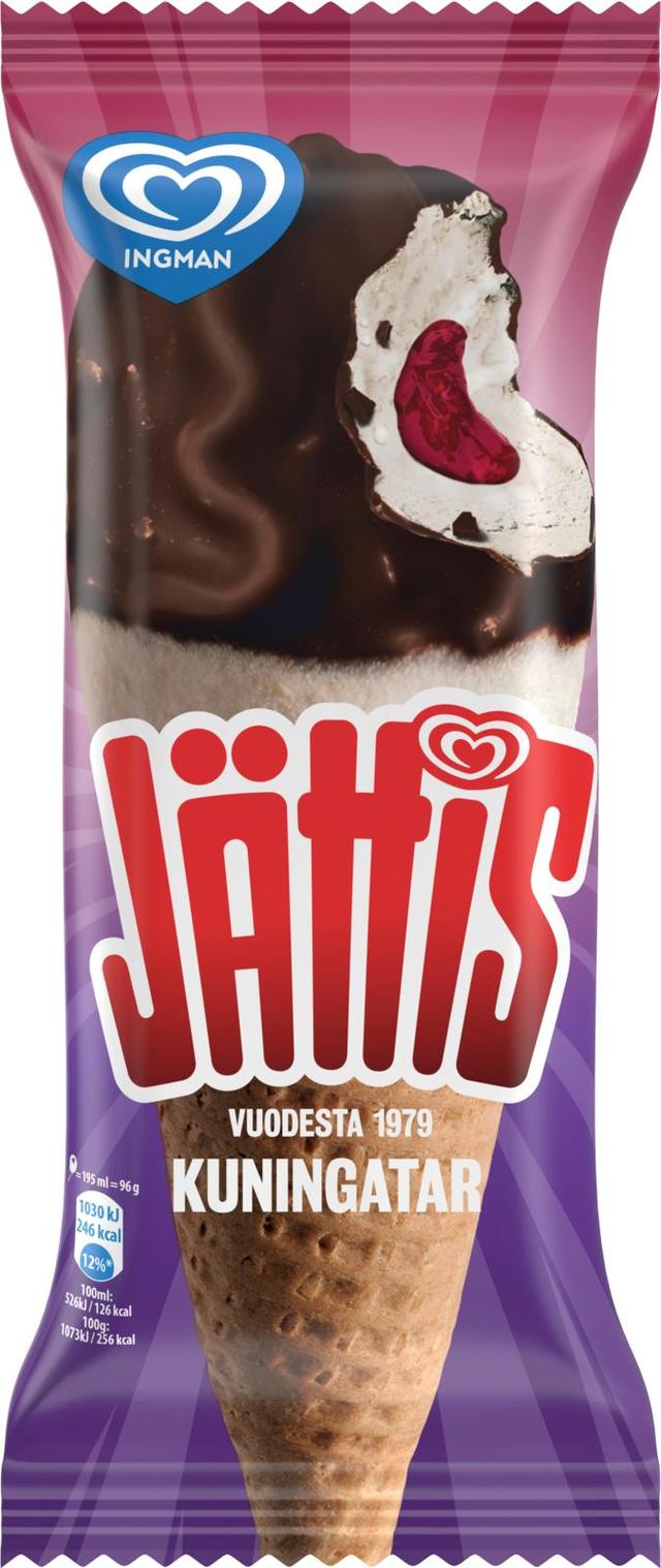 Jättis Kuningatar Jäätelötuutti 195ml/96g