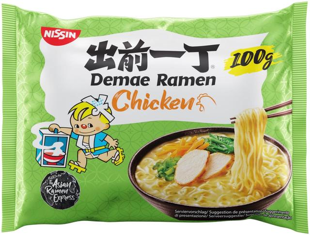 Nissin 100g Demae Ramen kananmakuinen nuudeli