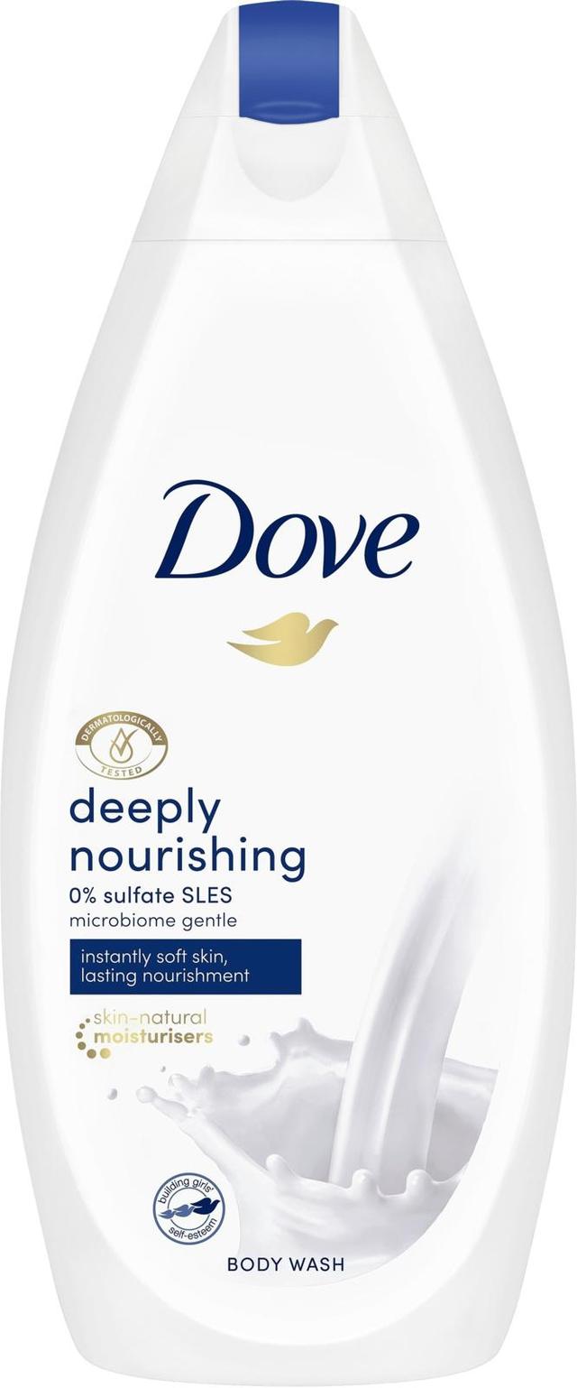 Dove Deeply Nourishing Suihkusaippua Kosteuttava Hellävarainen iholle 450 ml