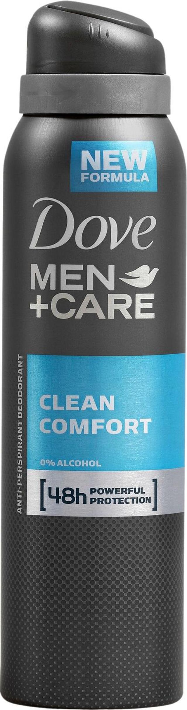 Dove Men+Care Antiperspirantti Deodorantti Spray Clean Comfort 150 ml
