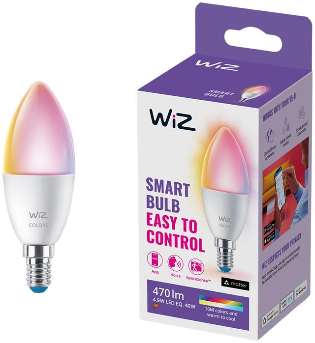 WiZ älylamppu E14 C37 4.6W Color Wi-Fi