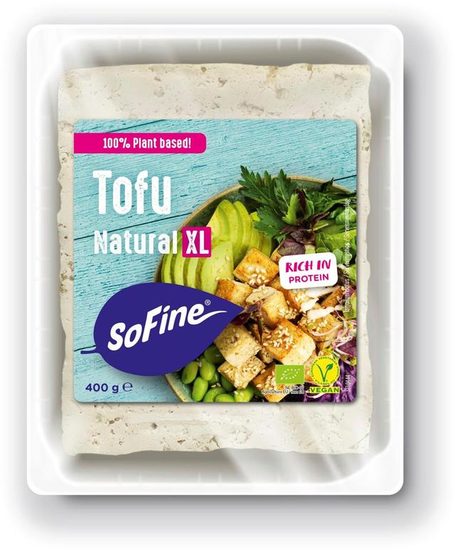 SoFine tofu maustamaton luomu 400g