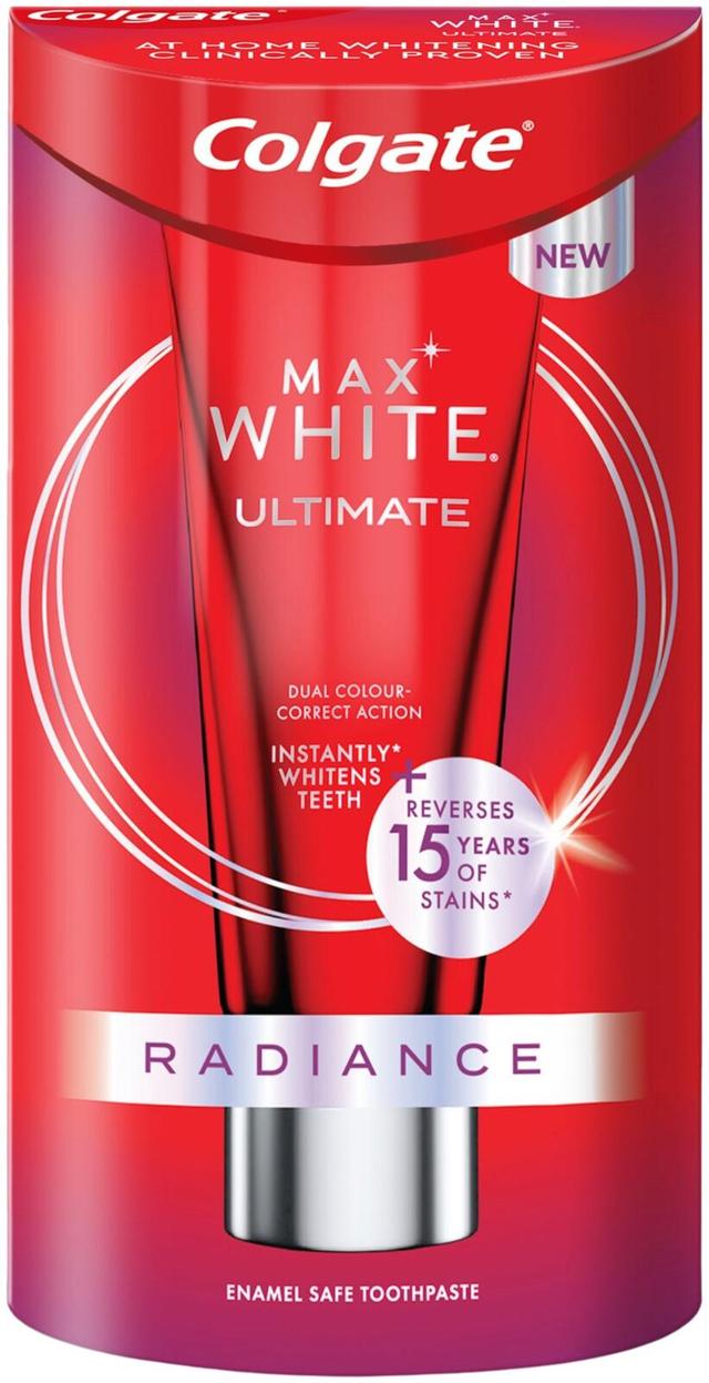 Colgate Max White Ultimate Radiance valkaiseva hammastahna 75 ml