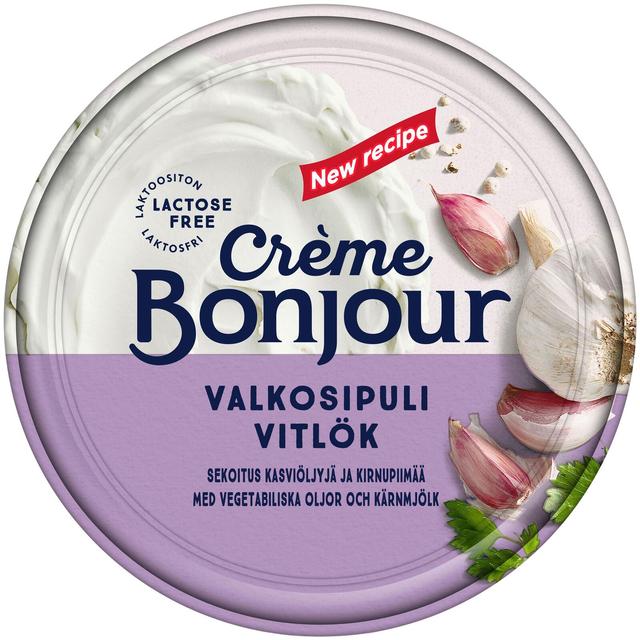 Crème Bonjour 200g Valkosipuli tuorejuusto laktoositon