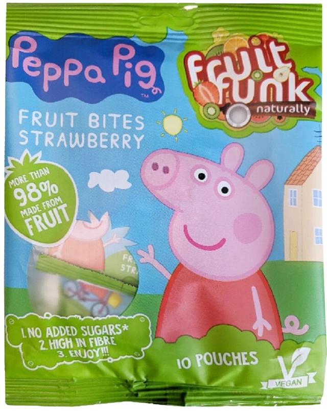 Fruitfunk Pipsa Possu Mansikkahiutale 100g/10-pack