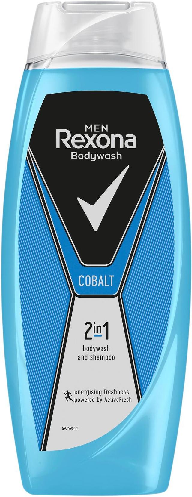 Rexona Men Cobalt Suihkusaippua  2in1-koostumus   450 ml