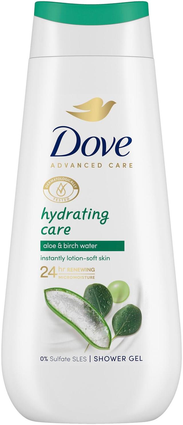 Dove Advanced Care Hydrating Suihkusaippua  24hrs renewing micromoisture   225 ML