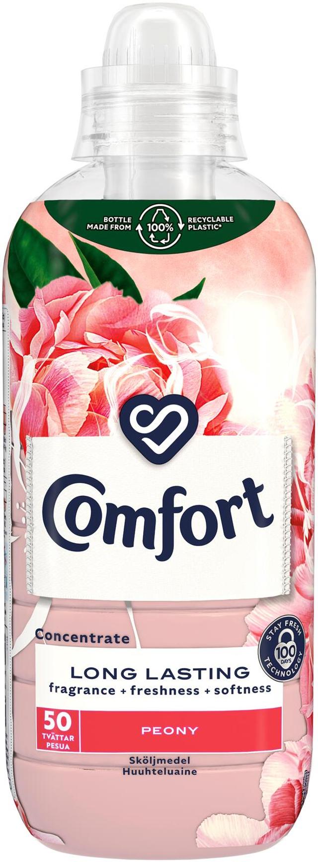 Comfort Peony huuhteluaine pitkäkestoinen tuoksu 762 ml