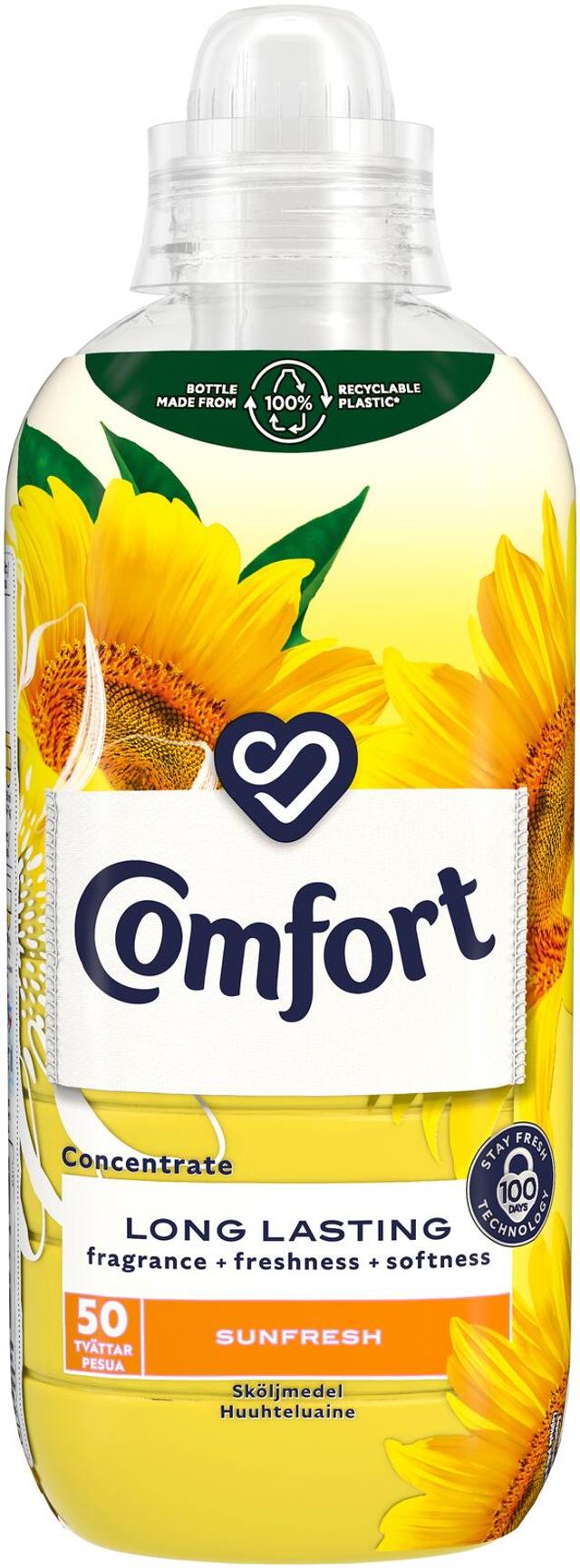 Comfort Sunfresh huuhteluaine pitkäkestoinen tuoksu 762 ml