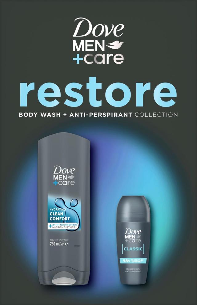 Dove Men+ Care Xmas 2024 Clean Comfort SG+ROD