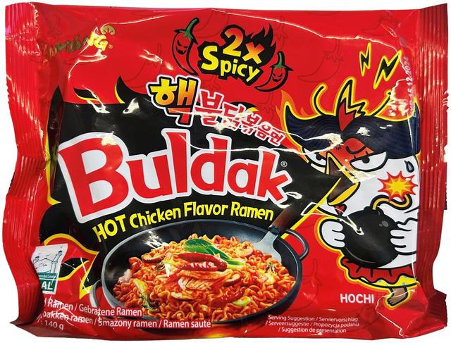 Samyang Buldak Ramen Extreme Hot Chicken 2x Spicy 140g