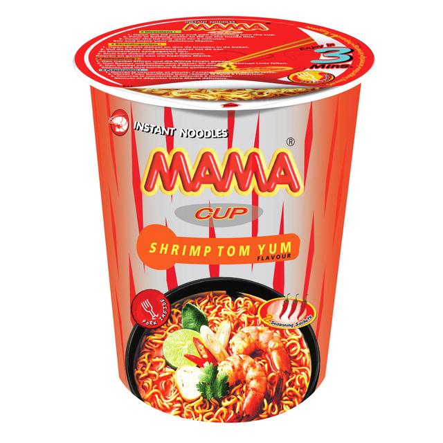 Mama Itämainen katkaravunmakuinen Tom Yum kuppinuudeli 70g