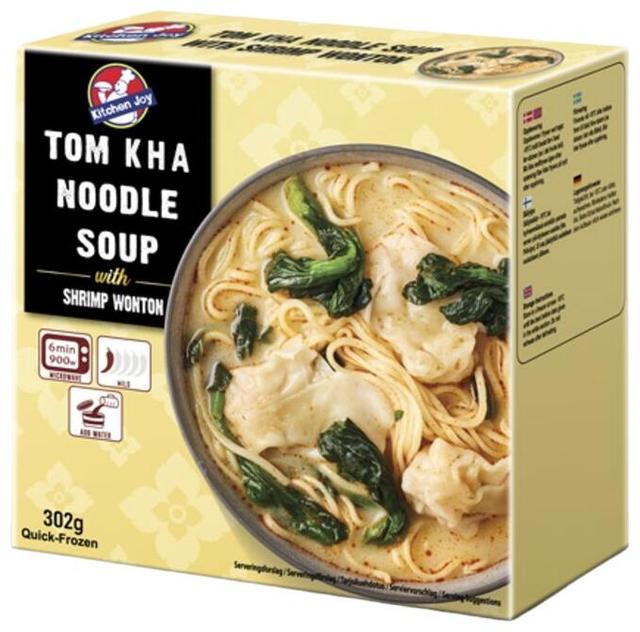 Kitchen Joy Tom Kha Wonton nuudelikeitto katkaravuilla 302g