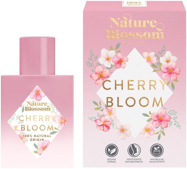 Nature Blossom´s Cherry Bloom Eau de Parfum 50ml, 100% luonnollista alkuperää, 100% vegaani, NATRUE.org certifiointu tuote