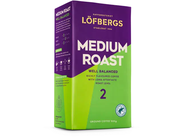 Löfbergs Medium Roast Suodatinkahvi 500 g Rainforest alliance