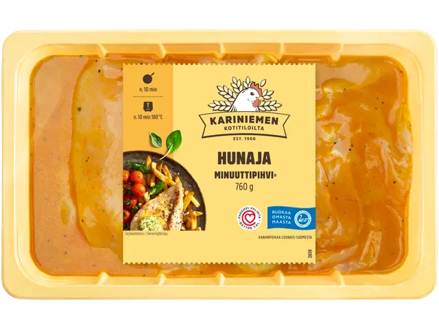 Kariniemen Kananpojan Minuuttipihvi hunaja 760 g