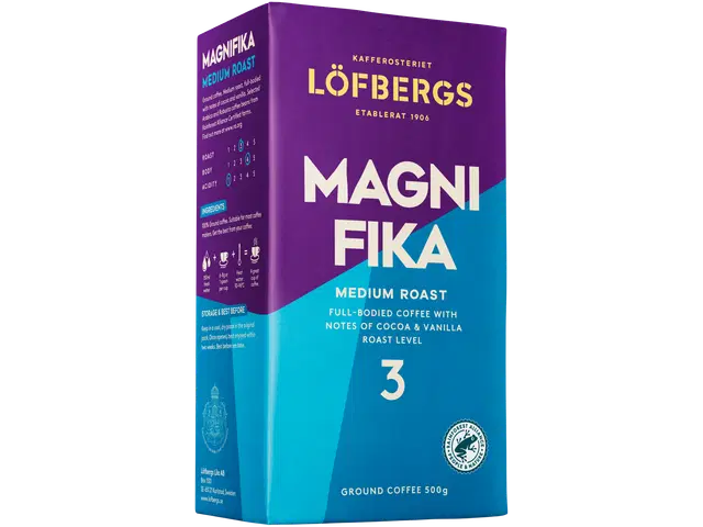 Löfbergs Magnifika Suodatinkahvi 500g Rainforest alliance