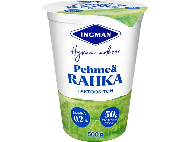 Ingman Pehmeä Mieto maitorahka 500 g laktoositon