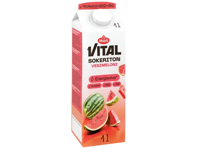 Marli Vital Sokeriton Vesimelonimehujuoma 1 L