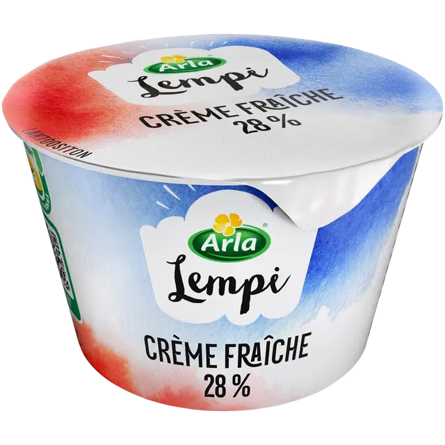 Arla Lempi Crème fraîche 200 g 28 %  laktoositon