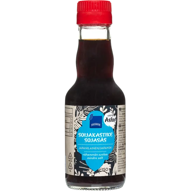 Rainbow 150ml japanilainen soijakastike vähemmän suolaa