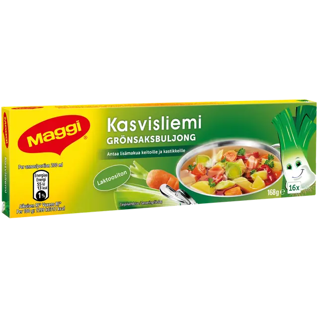 Maggi Kasvisliemi liemikuutio 16 kpl/168g
