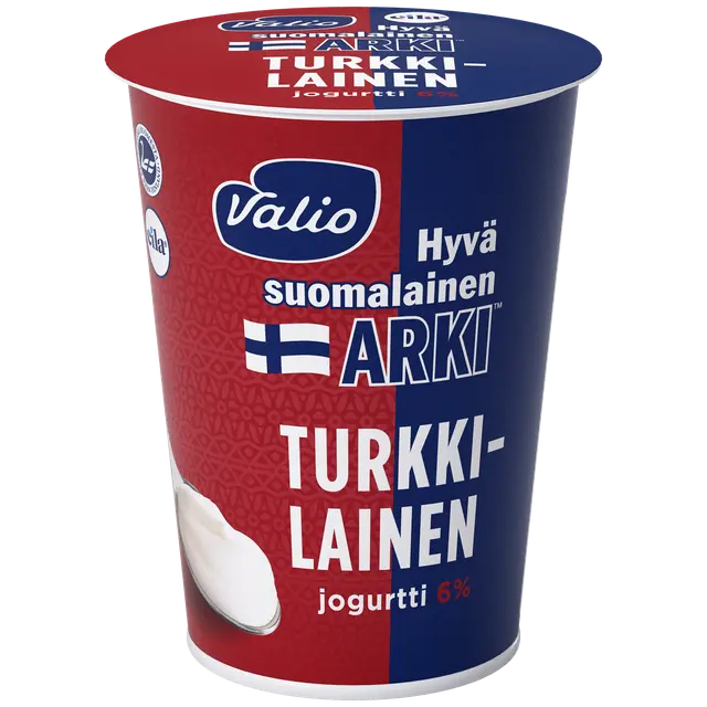 Valio Hyvä suomalainen Arki® turkkilainen jogurtti 6 % 400 g laktoositon
