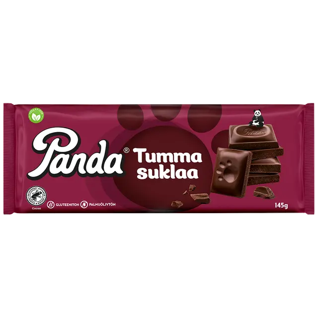 Panda tumma suklaalevy 145g