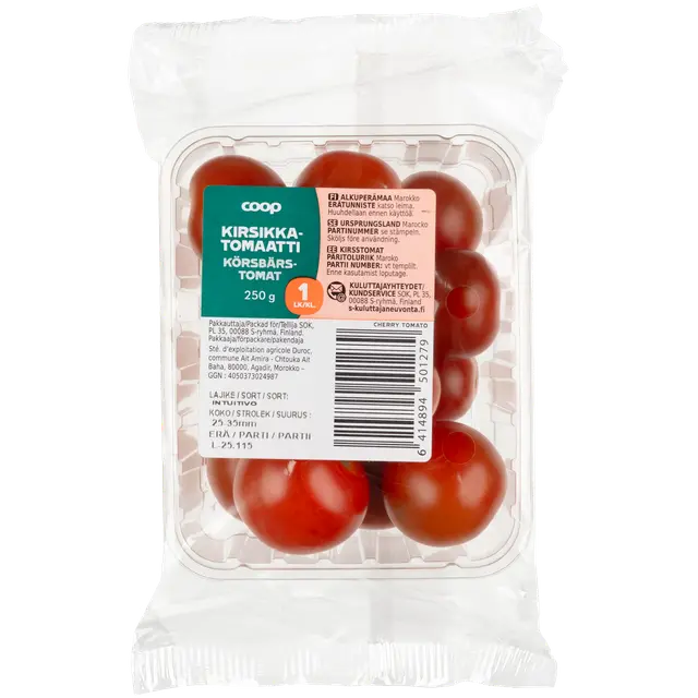 Rainbow kirsikkatomaatti 250 g