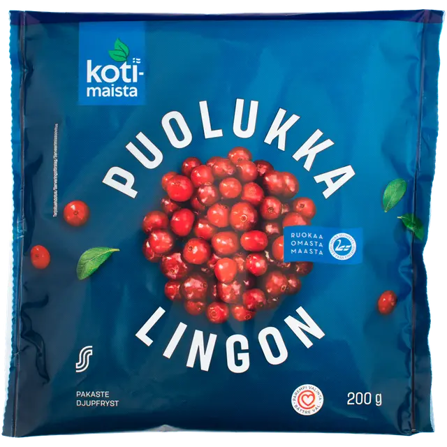 Kotimaista puolukka 200g