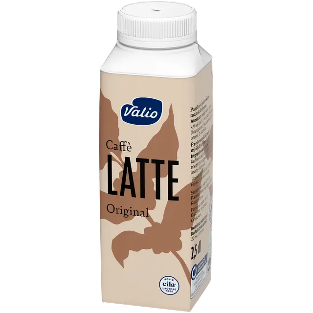 Valio Eila® Latte original maitokahvijuoma 2,5 dl laktoositon