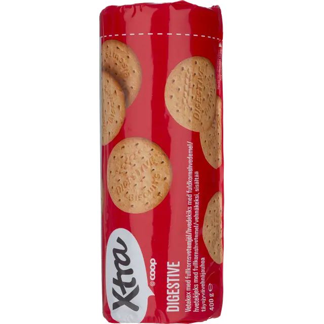 Xtra Digestive täysjyvävehnäkeksi 400g