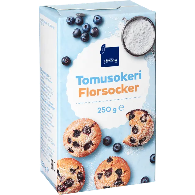 Rainbow tomusokeri 250 g