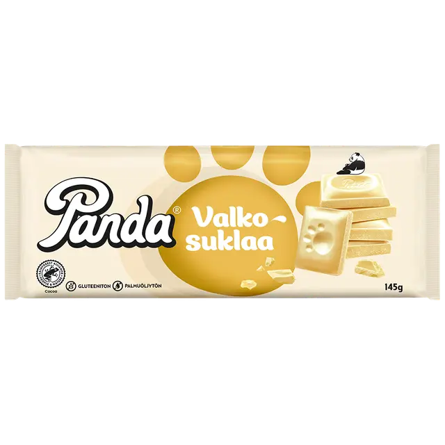 Panda valkosuklaalevy 145g