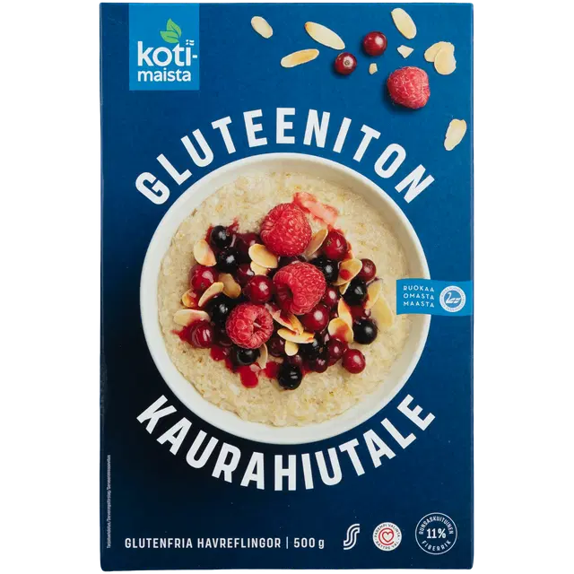 Kotimaista gluteeniton kaurahiutale 500 g