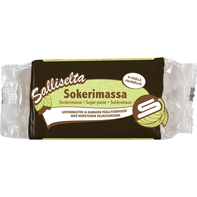 Salliselta Sokerimassa musta 250g