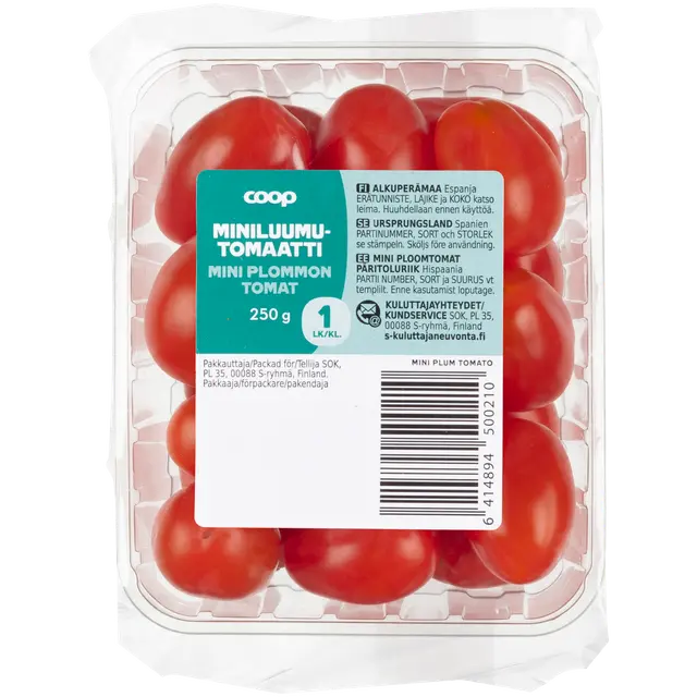 Coop miniluumutomaatti 250g